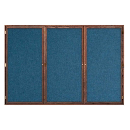 United Visual Products Open Faced Traditional Rounded Corkboard UV639ARC-BRONZE-SURF